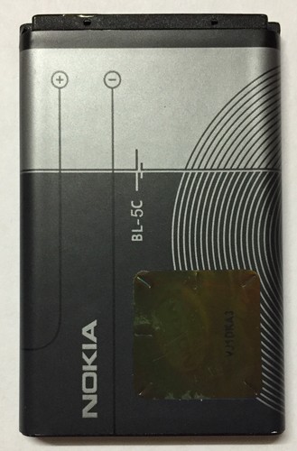 2X GENUINE BL-5C BL5C BATTERY FOR NOKIA 1100 1600 2300 6230 6630 6680 3100 6230 - Picture 2 of 6