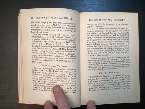 1922 The Stock Market Barometer W.P. Hamilton 1st Print ~ Wall Street Dow Theory - Picture 15 of 24