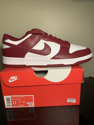 Nike Dunk Low Team Red White 2022 NEW DD1391-601 Men s Size 11