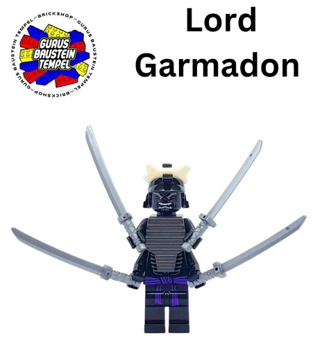 LEGO Ninjago Figure Lord Garmadon 4 braccia + spada eredità figura ninja Lloyd - Foto 3 di 3