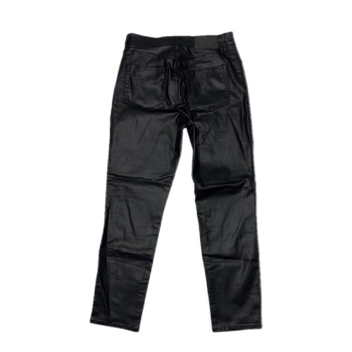 H&M Faux Leather Skinny Trousers/Jeans – Size 6 (Black) - Picture 2 of 5