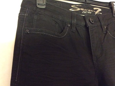 Jeans Skinny Seven Noir Pour Femme - Taille 6 - Coupe Mid-rise - Neuf Avec étiquettes
