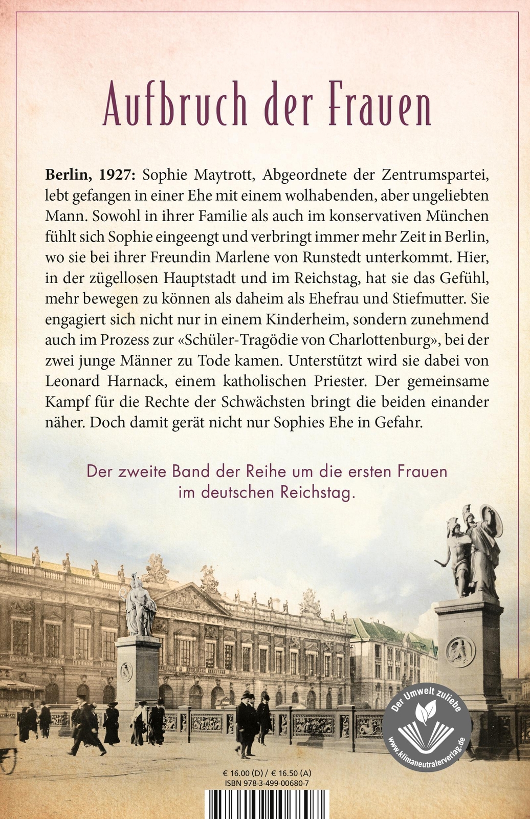 Thumbnail - Die Frauen Vom Reichstag: Ruf Nach Veränderung | Roman | Micaela A.
