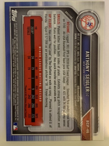 2019 Bowman CHROME PROSPECT Vets and 1st Bowman **YOU PICK** #BCP1-250 - (a78) - Picture 72 of 313