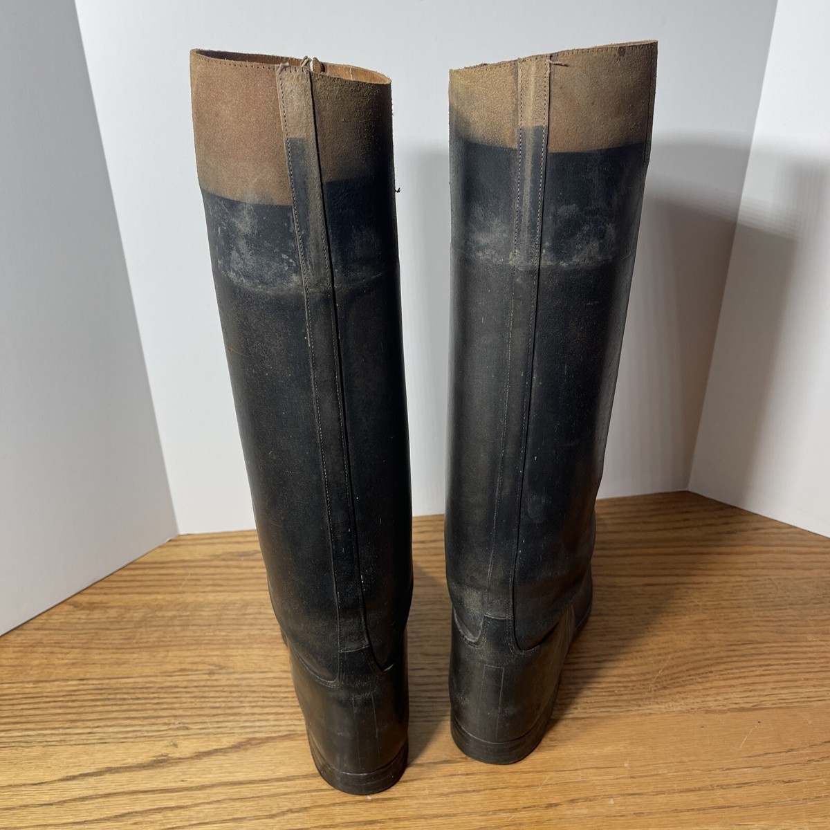 Rare Vintage Henry Maxwell Riding Boots Mens Us 12 1/4 Eu 52 Rare Vintage Henry Maxwell Riding Boots Mens Us 12 1/4 Eu 52