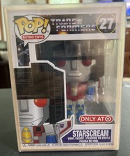 Funko Pop! Transformers #27 Starscream Target Exclusive Vinyl Figure W/Protector
