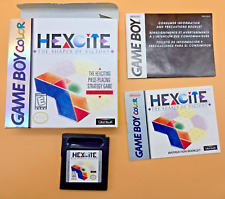 Hexcite The Shapes of Victory (Nintendo Game Boy Color GBC 1998) CIB RARE Tested
