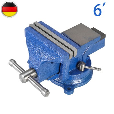 Schraubstock Parallel 100mm//150mm//200mm Amboss für Werkbank drehbar Teller DE