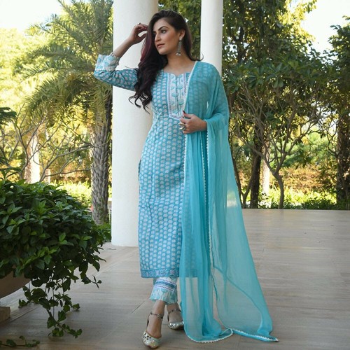 suit palazzo dupatta set