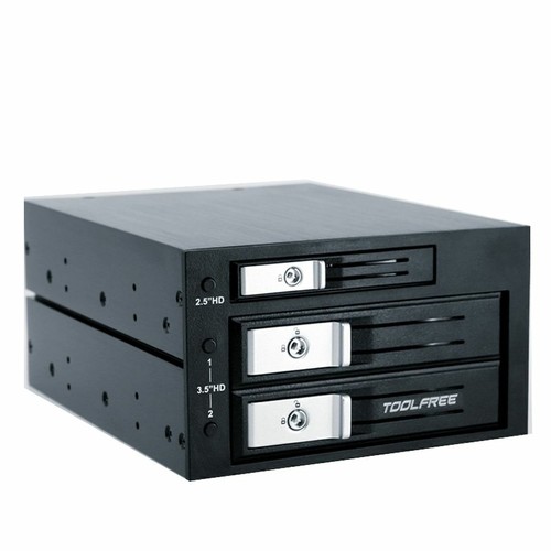 TOOLFREE 3.5 inch 3/4/5-bay SATA/SAS Hard Drive Tray Hard Disk Enclosure Box - Bild 13 von 16