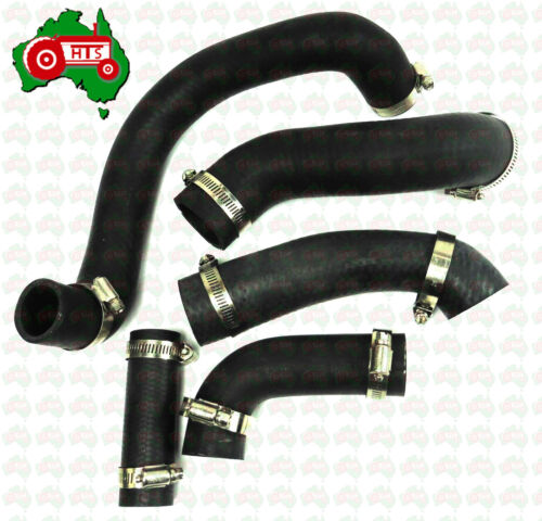 Radiator Hose Kit Fits For Fordson Dexta Super Dexta Diesel With Clamps - Picture 2 of 2