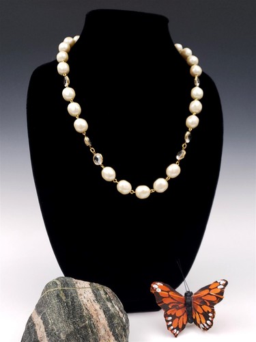 Givenchy Pearl & Kristall italienischer Strand - Swarovski Kristall Kunstperle - Bild 10 von 21