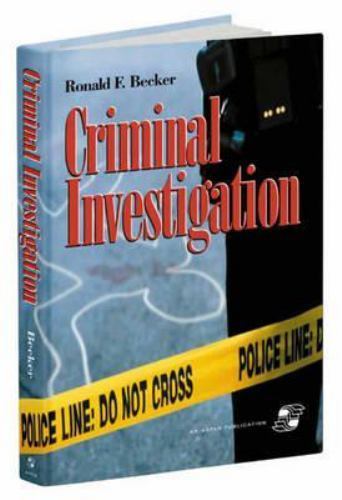 Criminal Investigations by Ronald Becker HARDCOVER Crime Scene Forensic Medical - Picture 1 of 1