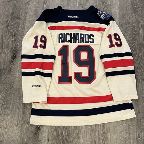 Camiseta deportiva cosida clásica de invierno juvenil Brad Richards New York Rangers 2012 L/XL - Imagen 6 de 8