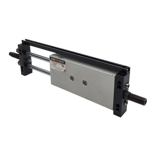 SMC NCDPX2N10-200BS Pneumatic Slide Unit ø3/8in Bore, 2in Stroke, #10-32, 145psi - Picture 4 of 12