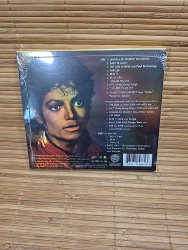 Michael Jackson Thriller Double CD-DVD (2008) New / Sealed ~ FREE SHIPPING - Imagen 2 de 4