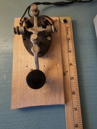 Vintage Early Telegraph Key Z Heathkit Code Oscilator HO-1416-Bardzo dobry - Zdjęcie 9 z 11