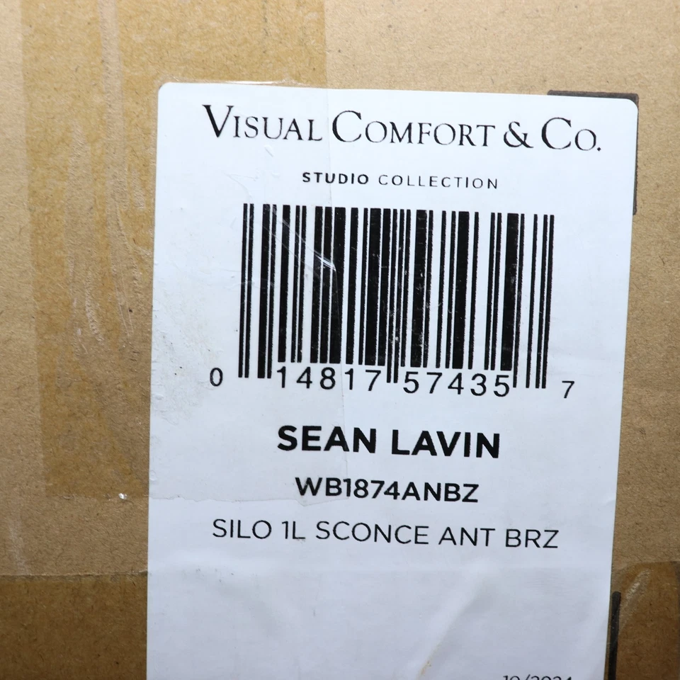 Aplique de pared Generation Lighting Silo 1 luz bronce antiguo WB1874ANBZ Foto 2 de 4