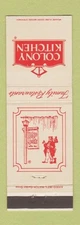 Matchbook Cover - Colony Kitchen Ramon's Ventura CA