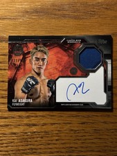 2025 TOPPS UFC KNOCKOUT Kai Asakura Auto Relic rc #d /199
