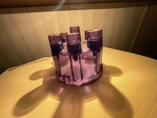 Vintage Clear Blue / Purple Ford V-8 Distributor Cap NOS Vintage  Small Blocks