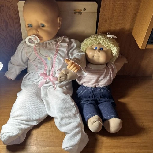 Vintage 1980s Large Baby  Doll By Famosa , Spain  23” Tall Bonus Cabbage Patch