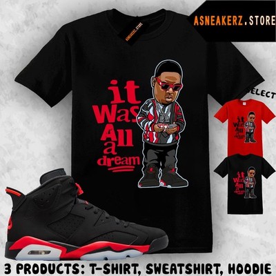 Tee Shirt Matching AJ 6 Infrared Salesman 2026 Match Sneaker Sneakerhead Biggie