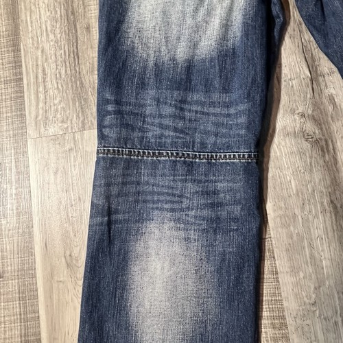 VTG Rocawear Jeans Mens 36x32 Y2K Hip Hop Skate Distressed Embroidered Wide Leg - Picture 10 of 12