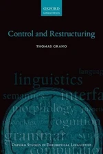 Control and Restructuring by Thomas Grano (English) Paperback Book