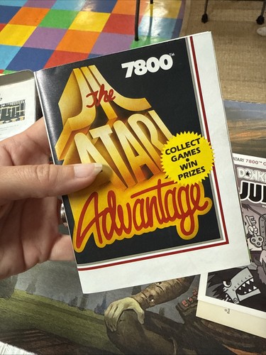 Póster completo en caja original Donkey Kong Junior (Atari 7800, 1988) inserto de garantía - Imagen 11 de 17