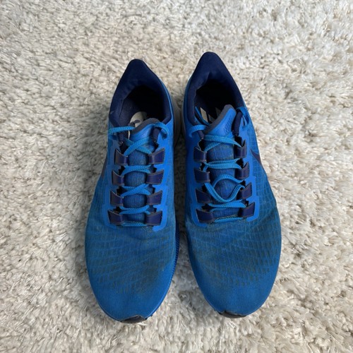 Nike Air Zoom Pegasus 37 Shoes Mens 10 Photo Blue Athleisure Running Gym Sports - Picture 8 of 14