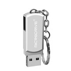 MicroDrive 4 GB USB 2.0 Metal U Disk gancio argento