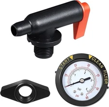 Air Relief Valve Replacement CCX1000V ECX2712B1 Gauge for Hayward ProGrid De