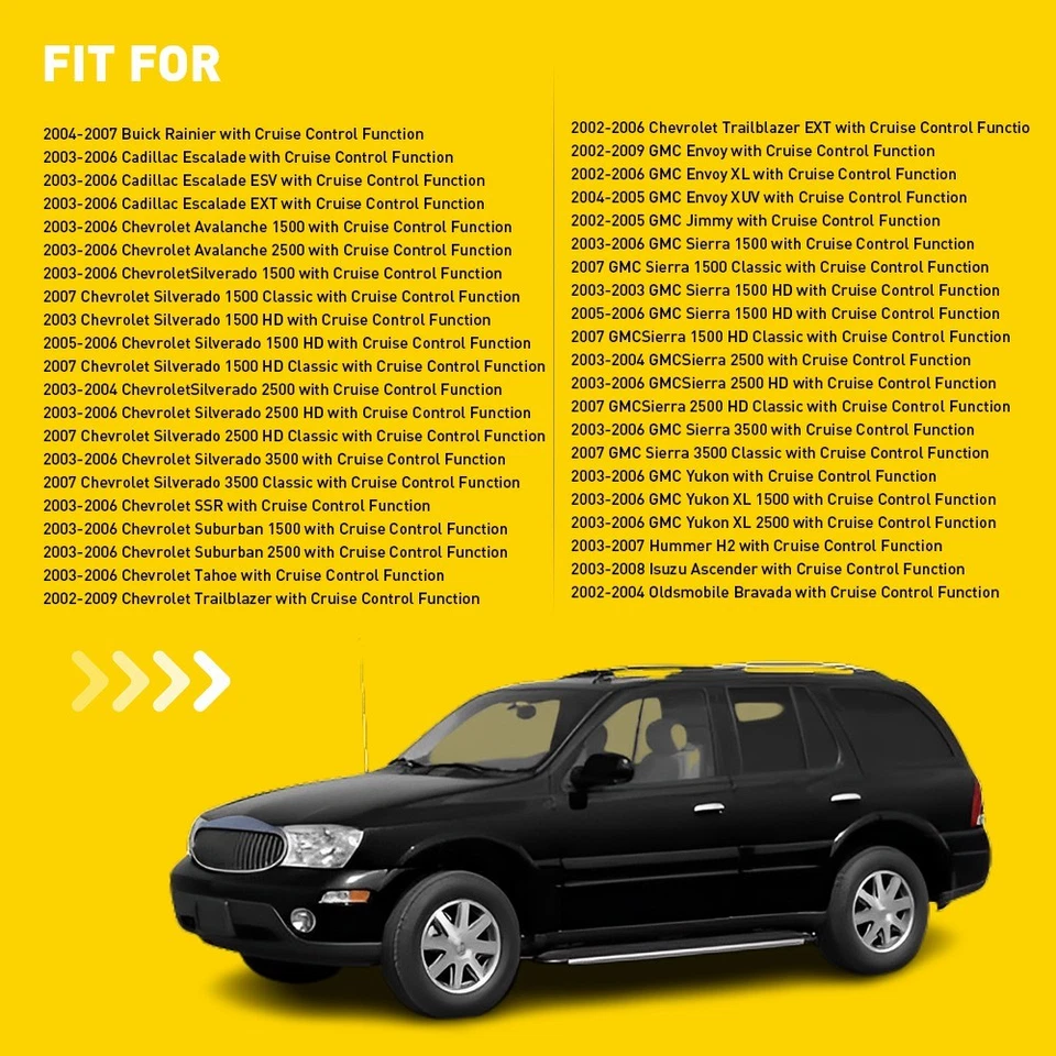 Interruptor de señal de giro para Silverado Chevrolet 1500 2500 Cadillac Escalade 2003-2006 Foto 3 de 4