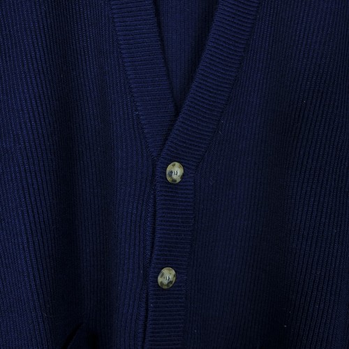 El Cangrejo Cárdigan Hombre Talla L Lana Acrílico Azul Cómodo Casual Invernal - Imagen 3 de 4