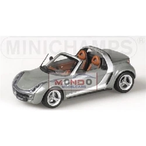 1:43 Minichamps Smart Roadster 2003 Grey 400032131 Diecast Modellino - Immagine 2 di 2