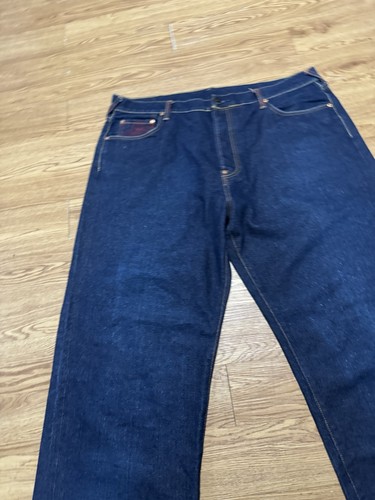 Red Monkey Company Herren Jeans blau Button Fly chinesische Stickerei - Größe 40 - Bild 13 von 13