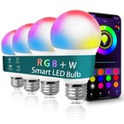 Smart Light Bulbs for Bedroom,BT Light Bulbs with AppControl RGB+Daylight (50...