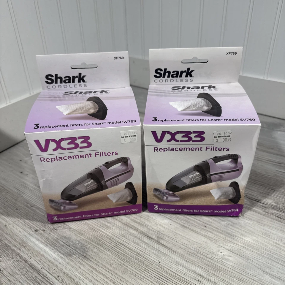 Сменные фильтры Shark VX33 для модели SV769 ~ 2 коробки/5 фильтров - Изображение 2 из 4