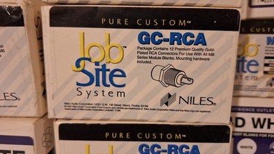 Niles GC-RCA solder ends (12 per box)