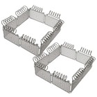 2 Set Boys DIY Fence Playset Accessory Decorative Fences for Micro Landscape