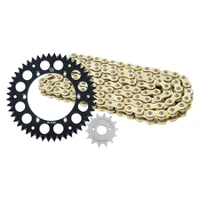 Primary Drive 1021390293c87e-568c1f Chain&Sprckt Kit-Alum Rear/Gold X-Ring Chain