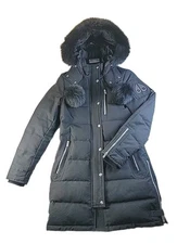 Moose Knuckles Womens Small Three-Quarter Padded Parka Jacket Puffer   Brand New