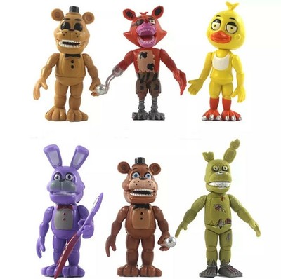6 Teiliges Figuren Set Five Nights at Freddies Freddy FNAF Mangle Springtrap (2)