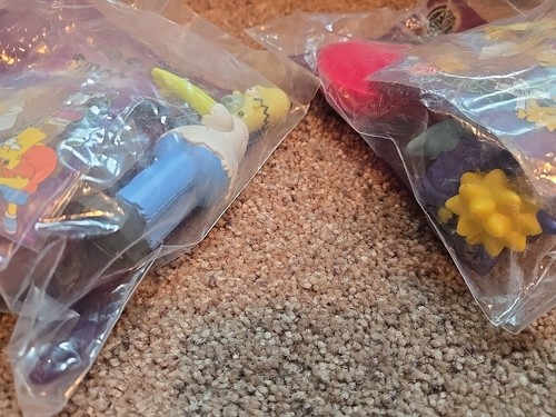 Burger King The Simpsons Spooky Light-Ups 2001 Complete Set Of 15, Sealed Toys - Picture 10 of 12