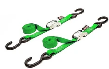 Powertye 1" Tie-Downs Kawasaki Green