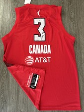 Jordin Canada Atlanta Dream Signed Jersey! Psa Coa 