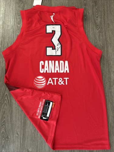 Jordin Canada Atlanta Dream Signed Jersey! Psa Coa  - Picture 1 of 3