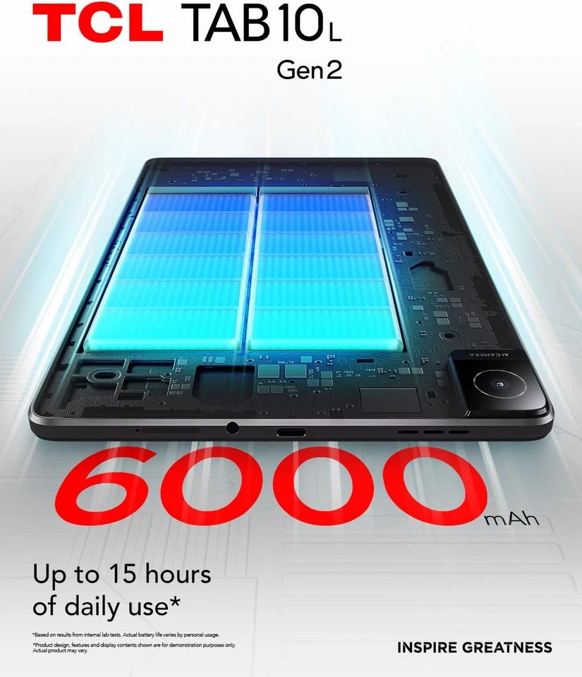 10L Generazione 2 Wifi, Tablet Da 10,1" HD, Quad-Core, 3 GB Di RAM, Memoria Da 3 - Immagine 3 di 4