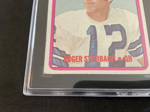 1972 TOPPS FOOTBALL #200 ROGER STAUBACH RC SGC 4 VGEX - Picture 5 of 10